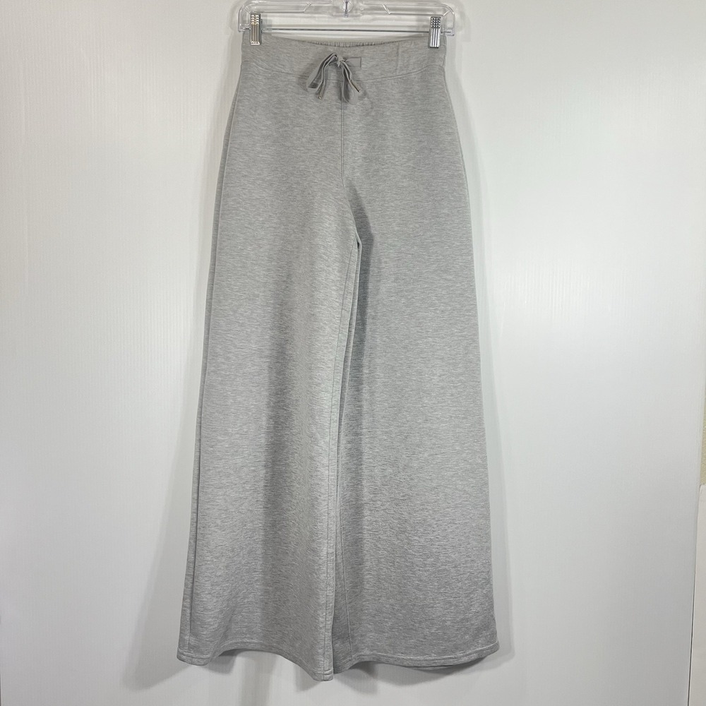 SPANX AirEssentials Wide Leg Pant Size Small Gray Drawstring Waist - Picture 3 of 14